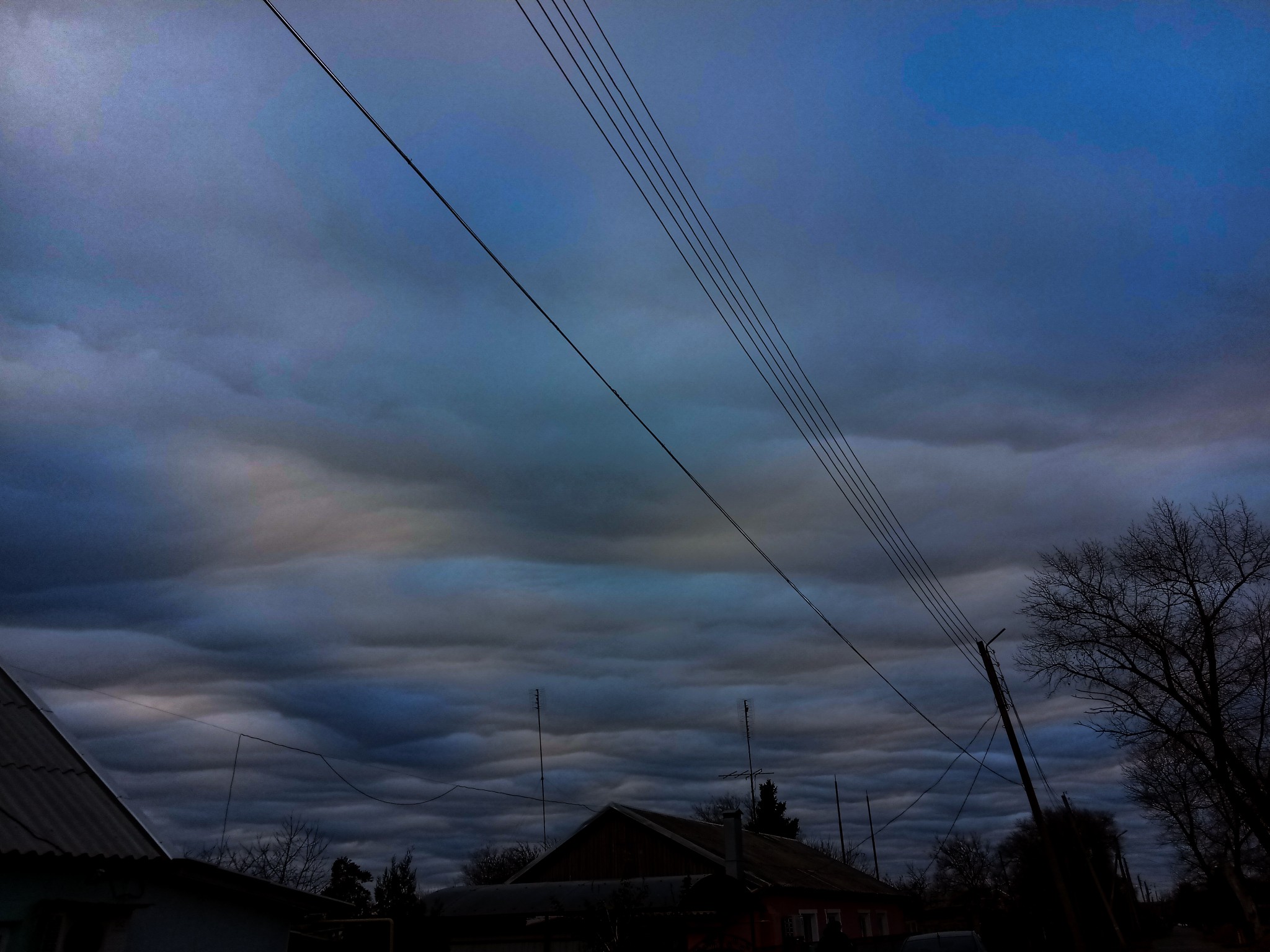 Beautiful abnormal sky in Russia photo