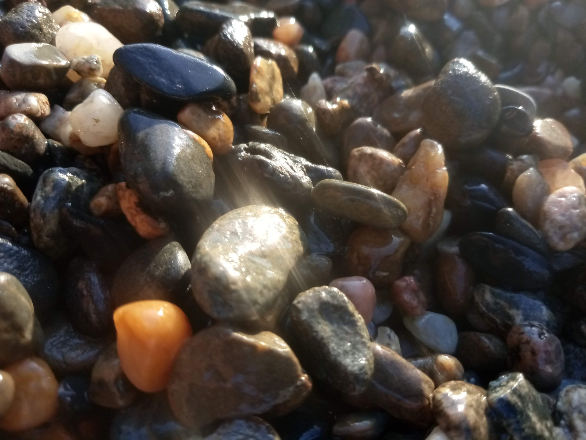 Stones texture - sea stones photo